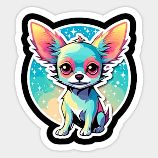 Chihuahua Dog Illustration Sticker